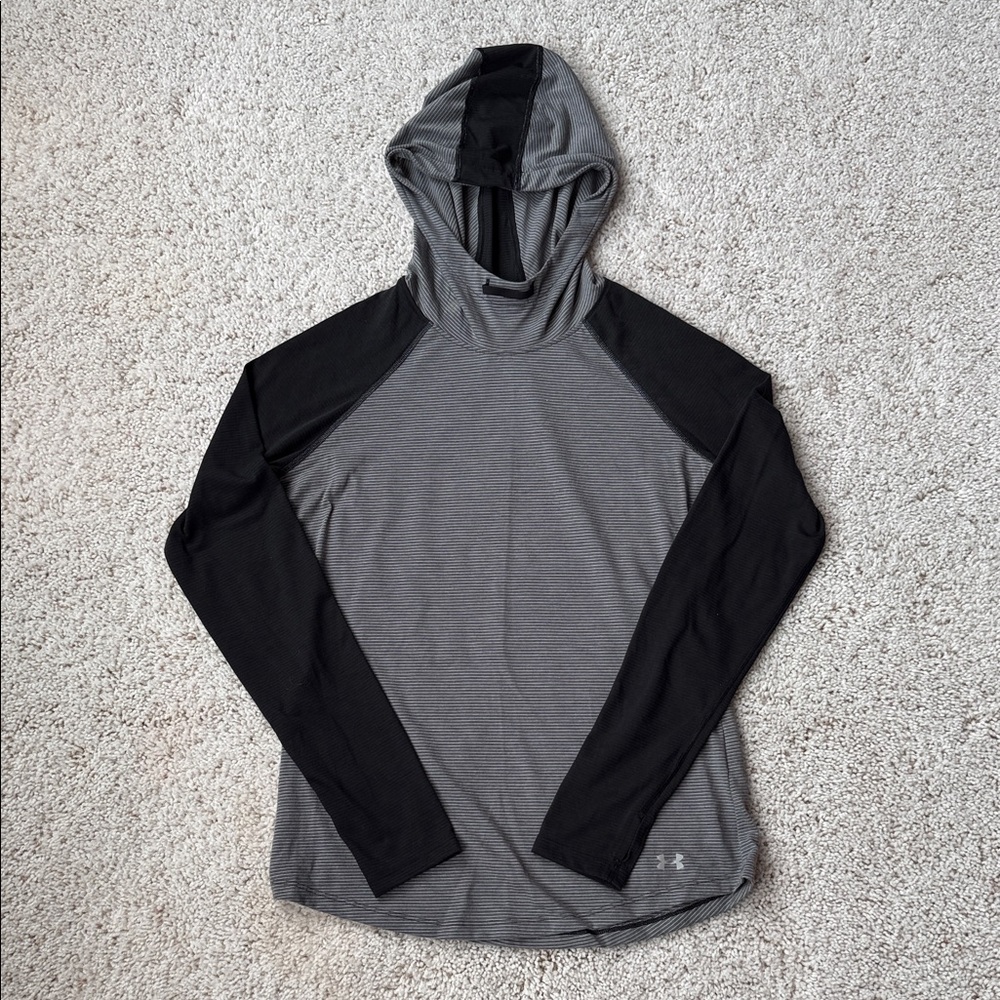 Under Armour Charcoal and Black Pullover
